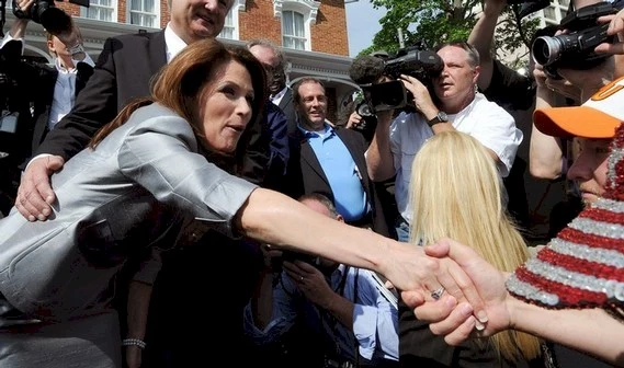 Michele Bachmann Shaking Hands Michele Bachmann Shaking Hands