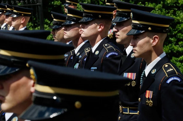 Army Marks Its 238th Birthday With Wreath Laying Ceremony At Arlington Nat'l Cemetery