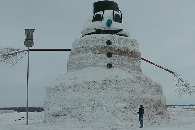 Foley Snowman 50-foot-tall Foley Snowman