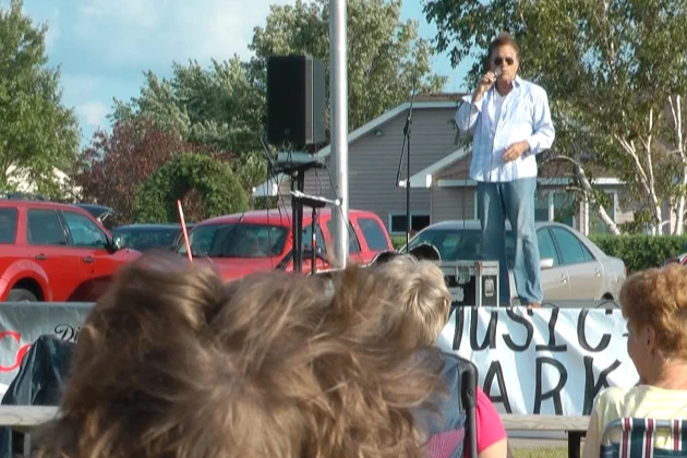 Preforming at Music in the Park