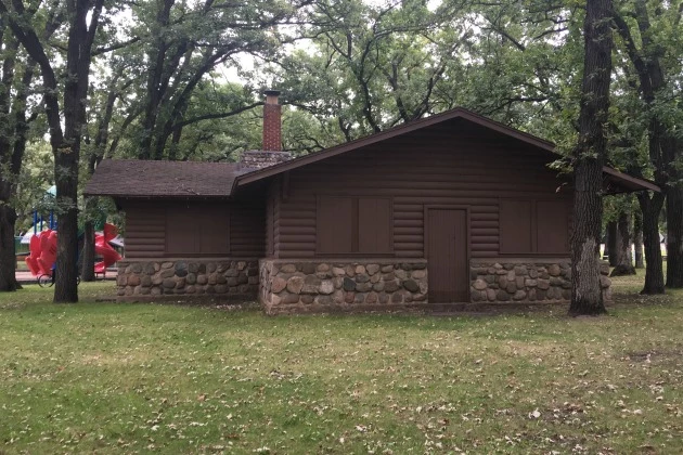 Sauk Rapids Municipal Park Log Building, (Chrissy Gaetke, WJON)