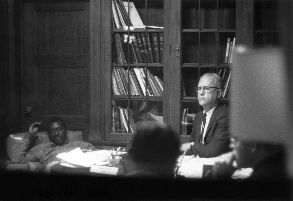 B-SURE members occupy President Robert Wick's Whitney House (1956) office, St. Cloud State University