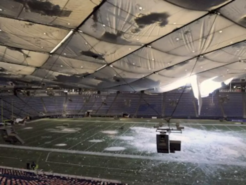 Metrodome Cranks Up the Heat to Melt Off Snow