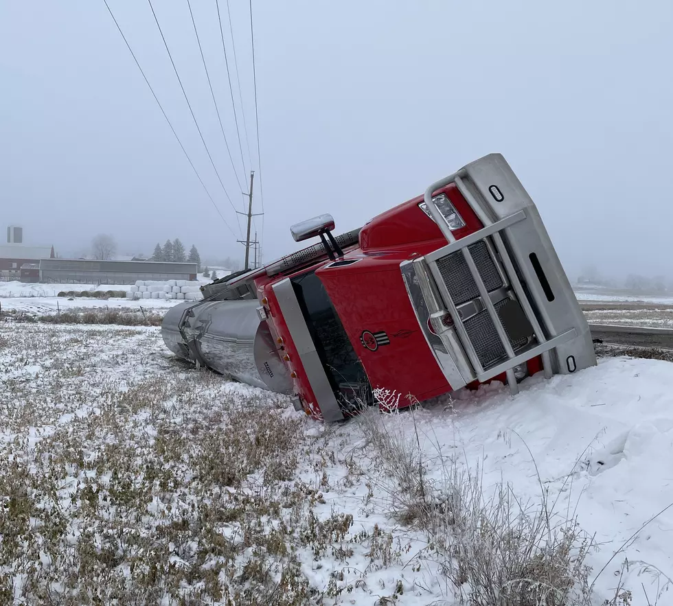 No One Hurt In Tanker Truck Roll Over Near Albany